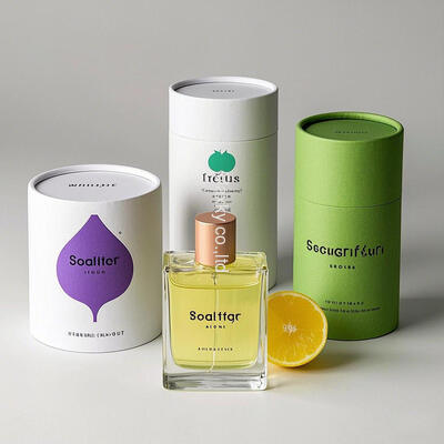 Recyclable kraft paper tubes, suitable for perfumes. Colors and styles can be customized.