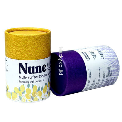 Exquisite custom-made scented candles, round tube-shaped cosmetic paper tube packaging