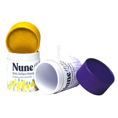 Exquisite custom-made scented candles, round tube-shaped cosmetic paper tube packaging