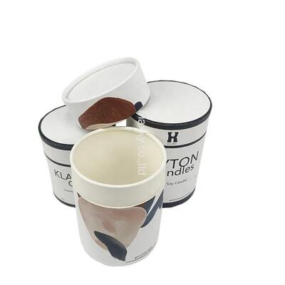 Customize environmentally friendly corrugated brown round paper cans based on the provided design drawings.