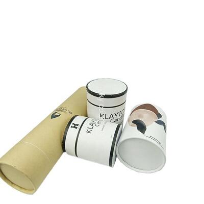 Customize environmentally friendly corrugated brown round paper cans based on the provided design drawings.