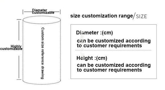 High-end tea, coffee bean, and candy cylindrical paper can packaging; environmentally friendly and biodegradable kraft paper tubes.