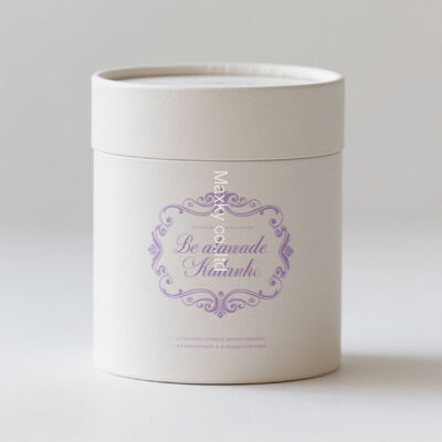 Premium tea cylinder kraft paper transport tube cardboard coffee paper cans, custom sizes available.