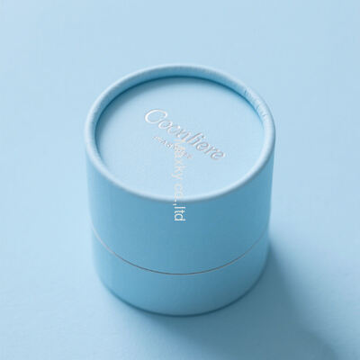 Cylindrical perfume and essential oil cardboard tubes, cosmetic candle jars, kraft paper tubes, packaging, custom sizes available.