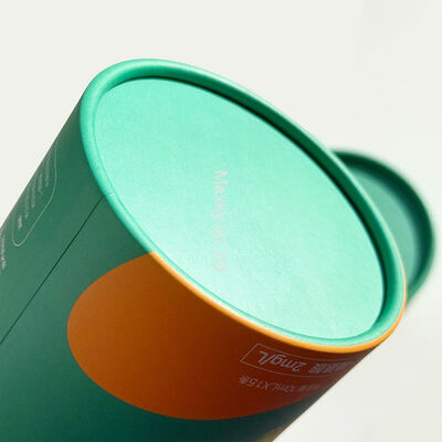 Cylindrical packaging food-grade cardboard, suitable for protein powder, vitamin capsules, etc.