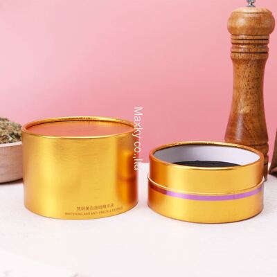 High-quality, eco-friendly cosmetic paper tube packaging, suitable for face creams, perfumes and natural beauty products.