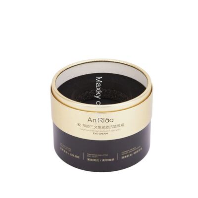 Eco-friendly cylindrical paper tube packaging with custom logo design, suitable for perfumes and skincare products, recyclable