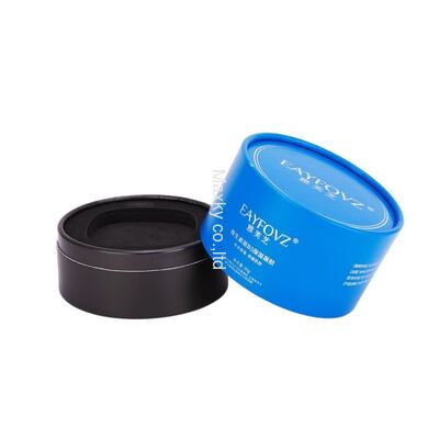 Custom Printed Eco-friendly Cylinder Paper Can Hot Stamping Custom Color for  Cosmetic Cream Lotion Packaging