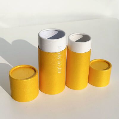 Custom Specialty Paper Tube Food Packaging Cylinder Box Small Paper Can Eco Friendly Recyclable