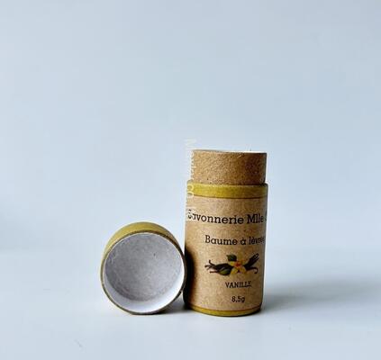 Customized round deodorant paper packaging, biodegradable lipstick tube, kraft paper cylinder