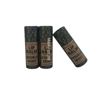 Custom-designed paper tubes suitable for packaging lip balm, cosmetics, and deodorants.