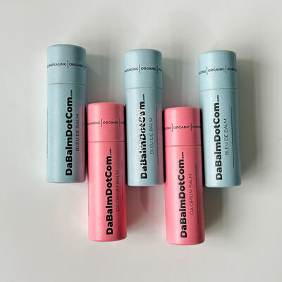 Cardboard Push up Deodorant Paper Lip Balm Paper Tube Containers for Lip Balm