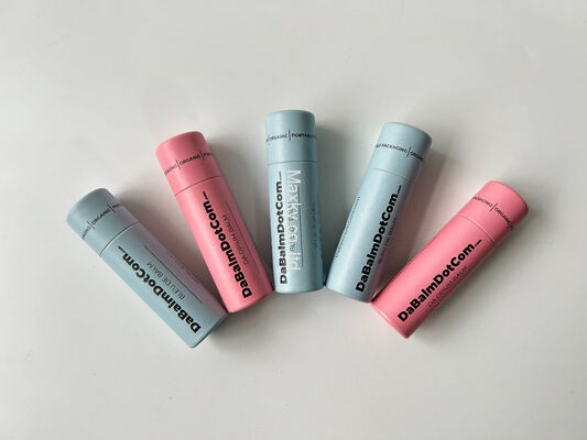 Cardboard Push up Deodorant Paper Lip Balm Paper Tube Containers for Lip Balm