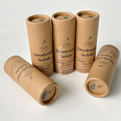 Biodegradable push-pull paper tube lipstick cardboard container cosmetic paper tube