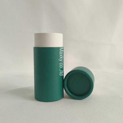 100% Biodegradable Food Grade Natural Kraft Container Cylinder Cardboard Paper Jar Cosmetic Paper Tube