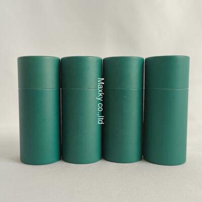 100% Biodegradable Food Grade Natural Kraft Container Cylinder Cardboard Paper Jar Cosmetic Paper Tube