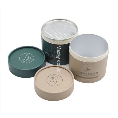 Food-grade cylindrical paper tube packaging is easy to tear and can be sealed, suitable for food, coffee, tea, etc.