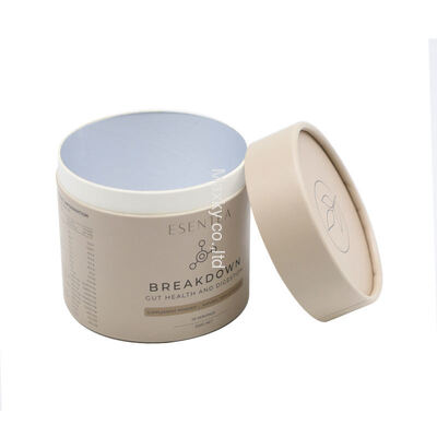 Food-grade cylindrical paper tube packaging is easy to tear and can be sealed, suitable for food, coffee, tea, etc.