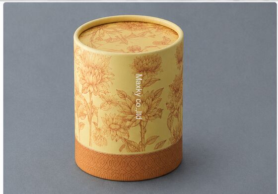Eco-friendly Custom Biodegradable Kraft Paper Tube Box for Loose Tea