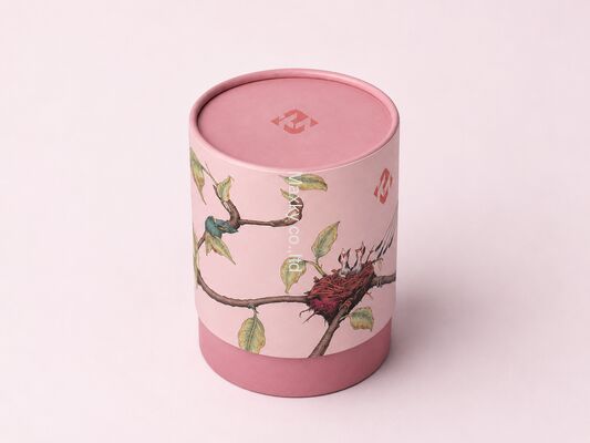 Biodegradable Paper Tube Tea Packaging Cylinder Food Cardboard Canister