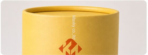 Biodegradable paper tube tea green packaging cylindrical food cardboard can, colors customizable.