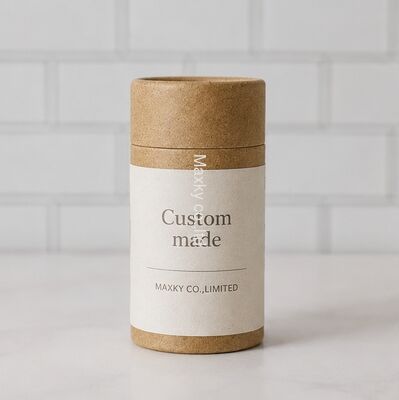 Recyclable Food Grade Kraft Paper Tube Custom Print Food & Tea Packaging