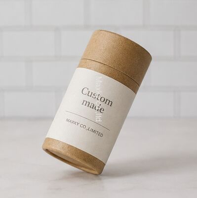 Recyclable Food Grade Kraft Paper Tube Custom Print Food & Tea Packaging