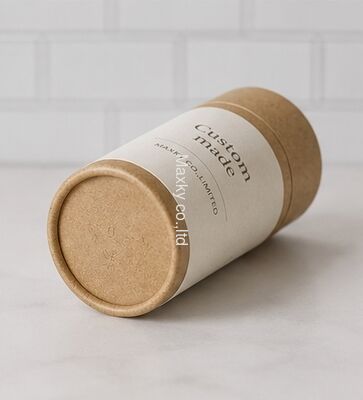 Recyclable Food Grade Kraft Paper Tube Custom Print Food & Tea Packaging