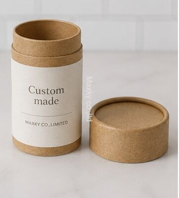 Recyclable Food Grade Kraft Paper Tube Custom Print Food & Tea Packaging