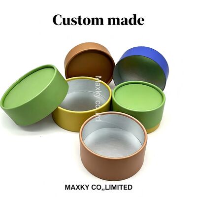 Custom Printed Food Grade Kraft Paper Tubes for Tea & Food Packaging