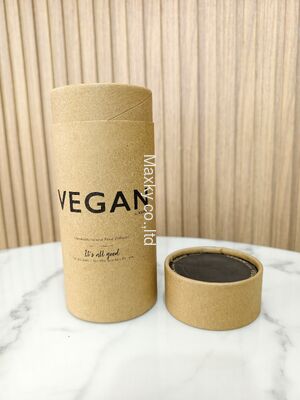 Recyclable Custom Kraft Paper Tube Packaging for Premium Tea and Snack Products