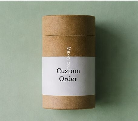 Wholesale Custom Printed Kraft Paper Tubes for Food, Coffee and Tea Packaging