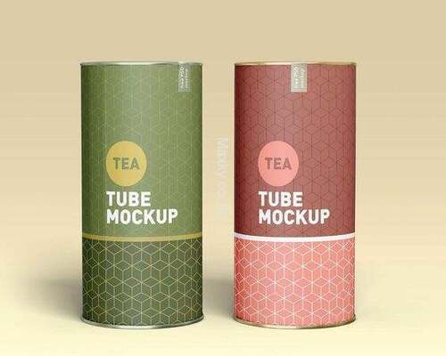 Sustainable Food Grade Kraft Paper Tube Containers with Custom Logo Printing