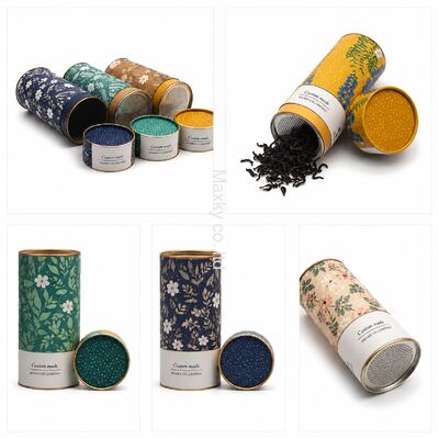 Premium Kraft Paper Packaging Tubes for Loose Leaf Tea Products