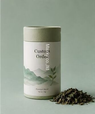 Custom Food Grade Paper Tubes for Herbal Tea and Snack Storage