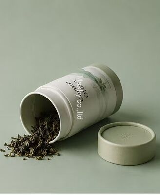 Custom Food Grade Paper Tubes for Herbal Tea and Snack Storage