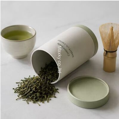 Eco Kraft Paper Canisters for Coffee Powder and Tea Packaging