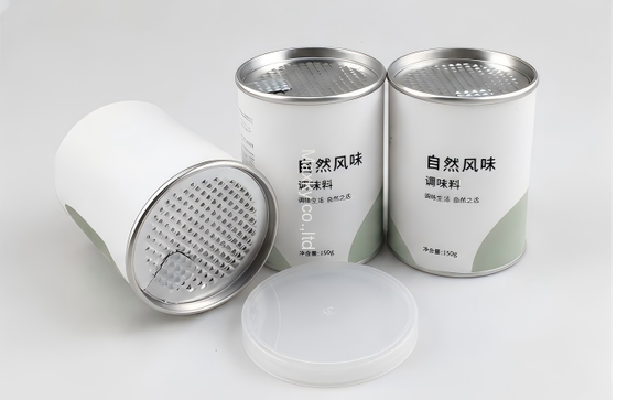 Food Grade Airtight Composite Paper Can for Dry Food Packaging