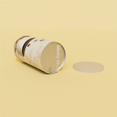 Eco-friendly paper cans seal tightly to preserve dry granular goods long-term.