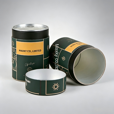 Custom high-quality cardboard food containers with easy-open ends