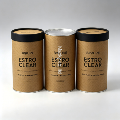 Airtight Composite Paper Can with Easy Open Lid for Dry Food Storage