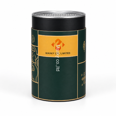 Food Grade Paper Tube Packaging with Easy Open End and Barrier Liner
