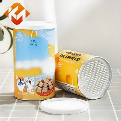 Easy Open End Paper Can with Aluminum Foil Liner for Dry Food Packaging