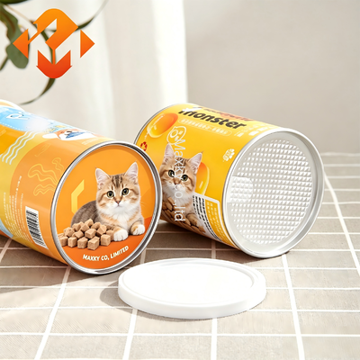 Easy Open End Paper Can with Aluminum Foil Liner for Dry Food Packaging
