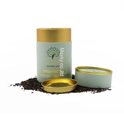 Moisture Proof Paper Tube Packaging for Herbal Tea Storage and Display