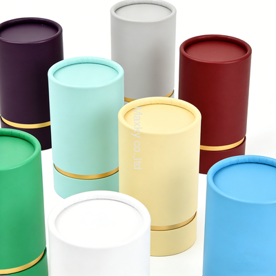 Custom Food Grade Paper Tube Packaging Manufacturer for Tea Coffee Candy Snacks