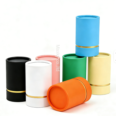 Custom Food Grade Paper Tube Packaging Manufacturer for Tea Coffee Candy Snacks