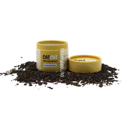 Eco friendly paper tube packaging for tea coffee and dry food