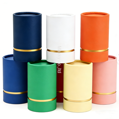 Eco friendly paper tube packaging for tea coffee and dry food