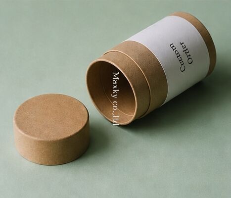 Wholesale and custom food-grade kraft paper packaging tubes and essential oil aromatherapy tubes